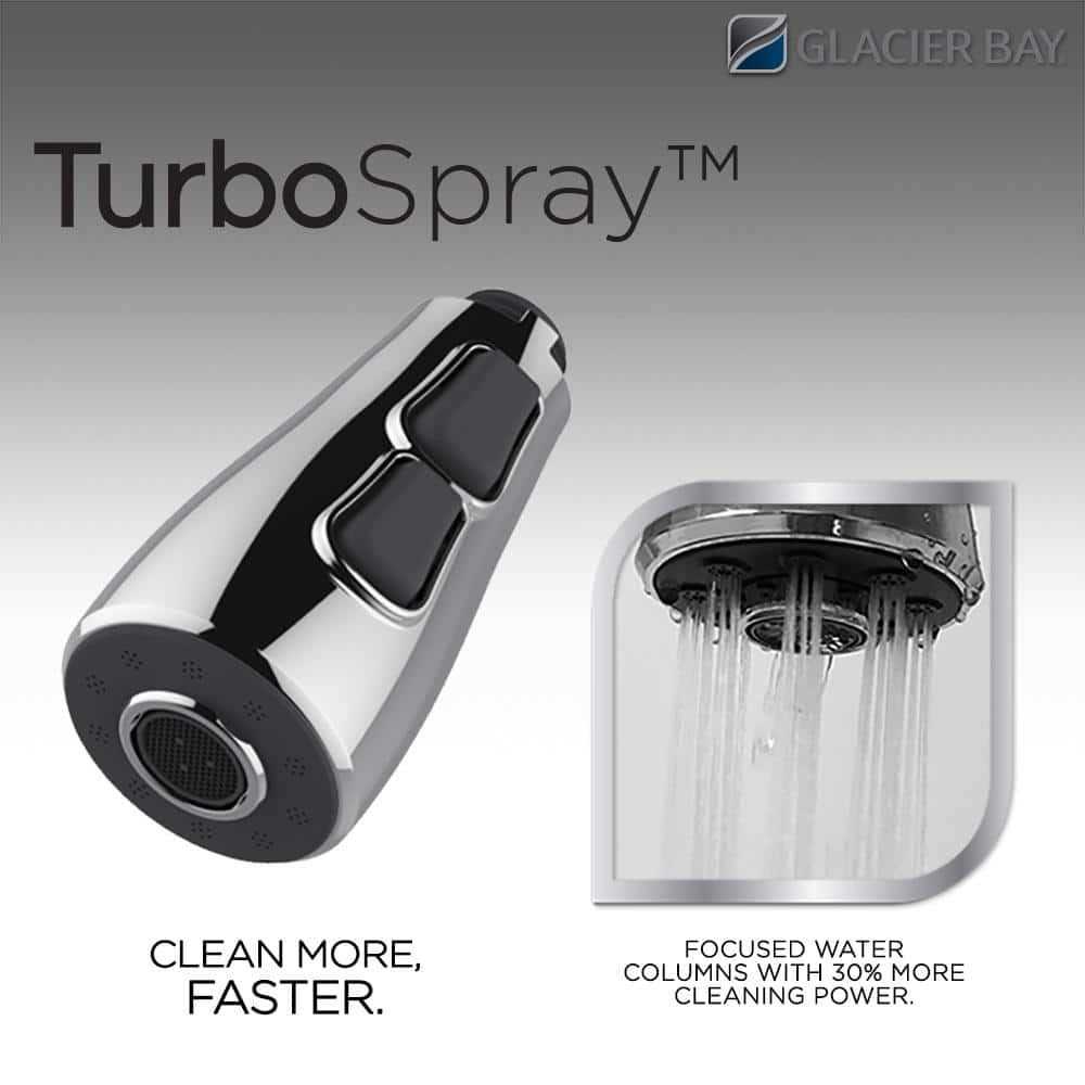 Glacier Bay Market Single-Handle Pull-Down Sprayer Kitchen Faucet - Image 5