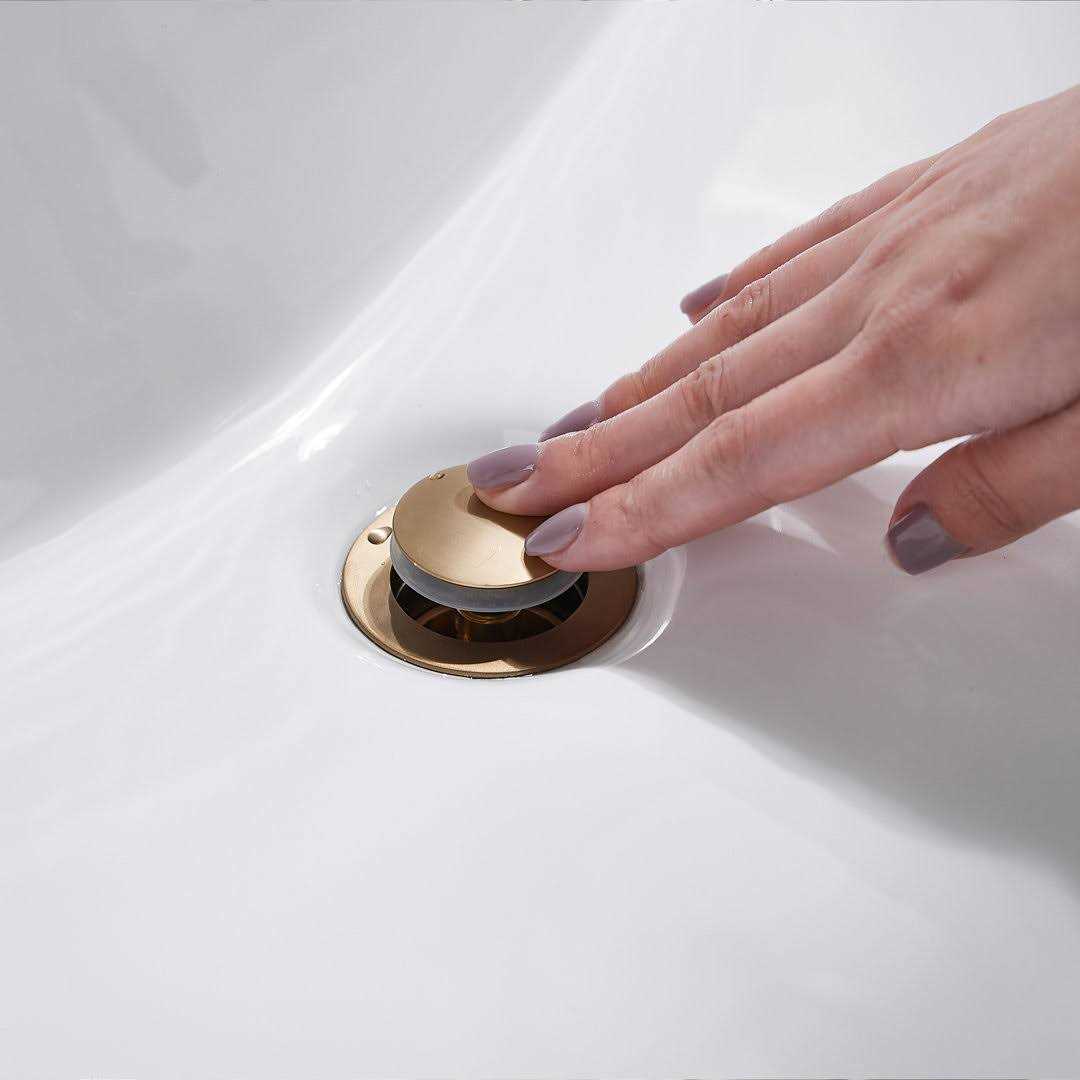 FORIOUS WB-0300 Widespread Faucet 2-handle Bathroom Faucet with Drain Assembly Finish - Image 4