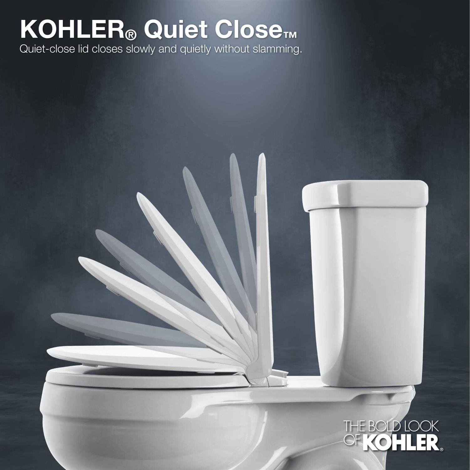 Kohler Cachet Quiet-Close Elongated Toilet Seat - Image 3