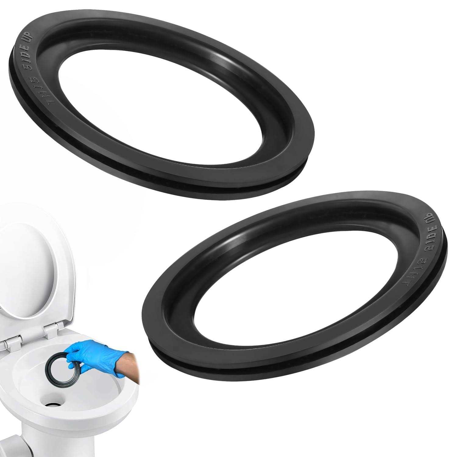 NZRAQK RV Toilet Seal Flush Ball Seal Gasket Replacement 385311658 for Dometic 300/310/320