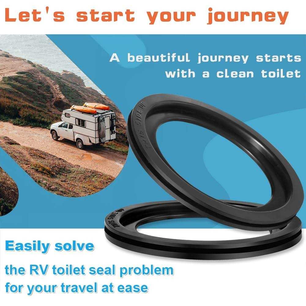 NZRAQK RV Toilet Seal Flush Ball Seal Gasket Replacement 385311658 for Dometic 300/310/320 - Image 4