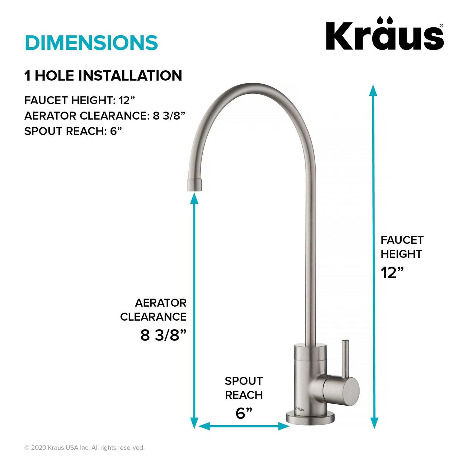 Kraus Purita 100% Lead-Free Kitchen Water Filter Faucet - Image 4