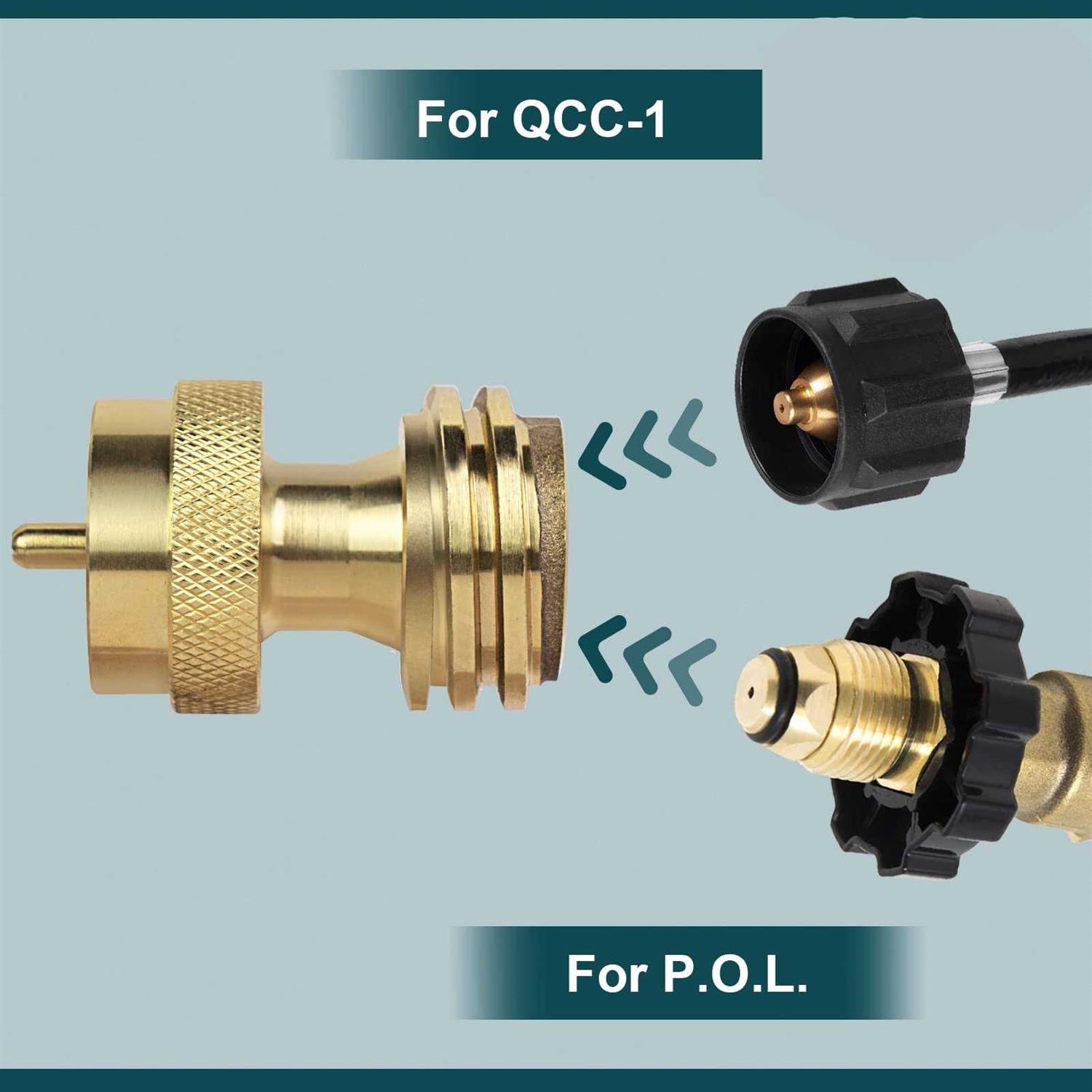 GASPRO 1lb Propane Adapter for Disposable Throwaway Cylinder - Image 3