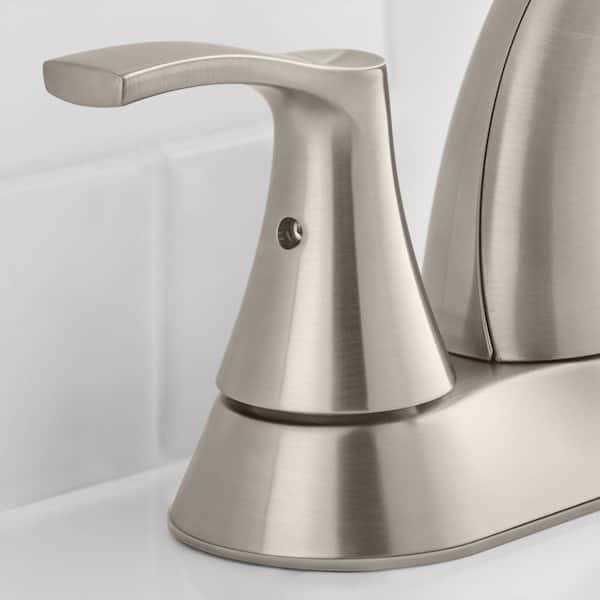 Glacier Bay Arnette 4 in. Centerset Double-Handle High-Arc Bathroom Faucet - Image 5