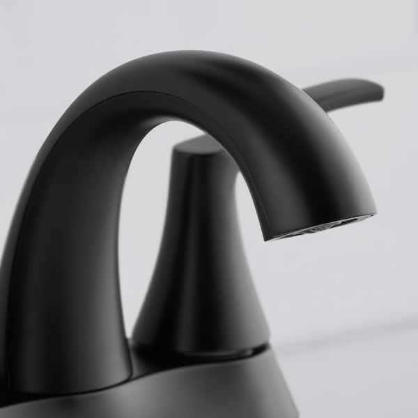 Glacier Bay Arnette 4 in. Centerset Double-Handle High-Arc Bathroom Faucet - Image 5