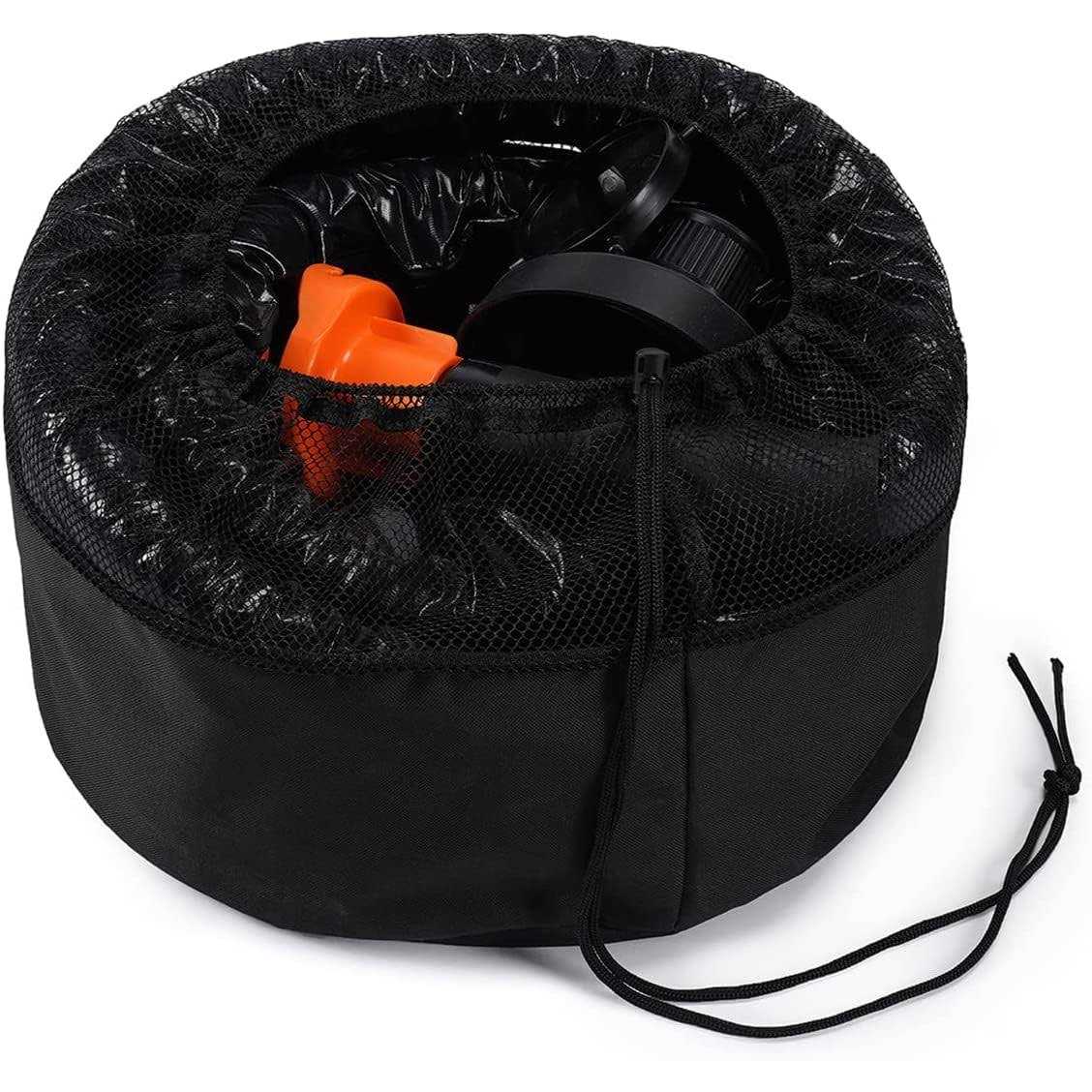 H&G lifestyles Heated Sewer Hose for RV Waste Hose Heater Anti-Freeze Prevent Freezing at -20°F 3inches Large Pipe Diameter Bayonet Fittings - Image 2
