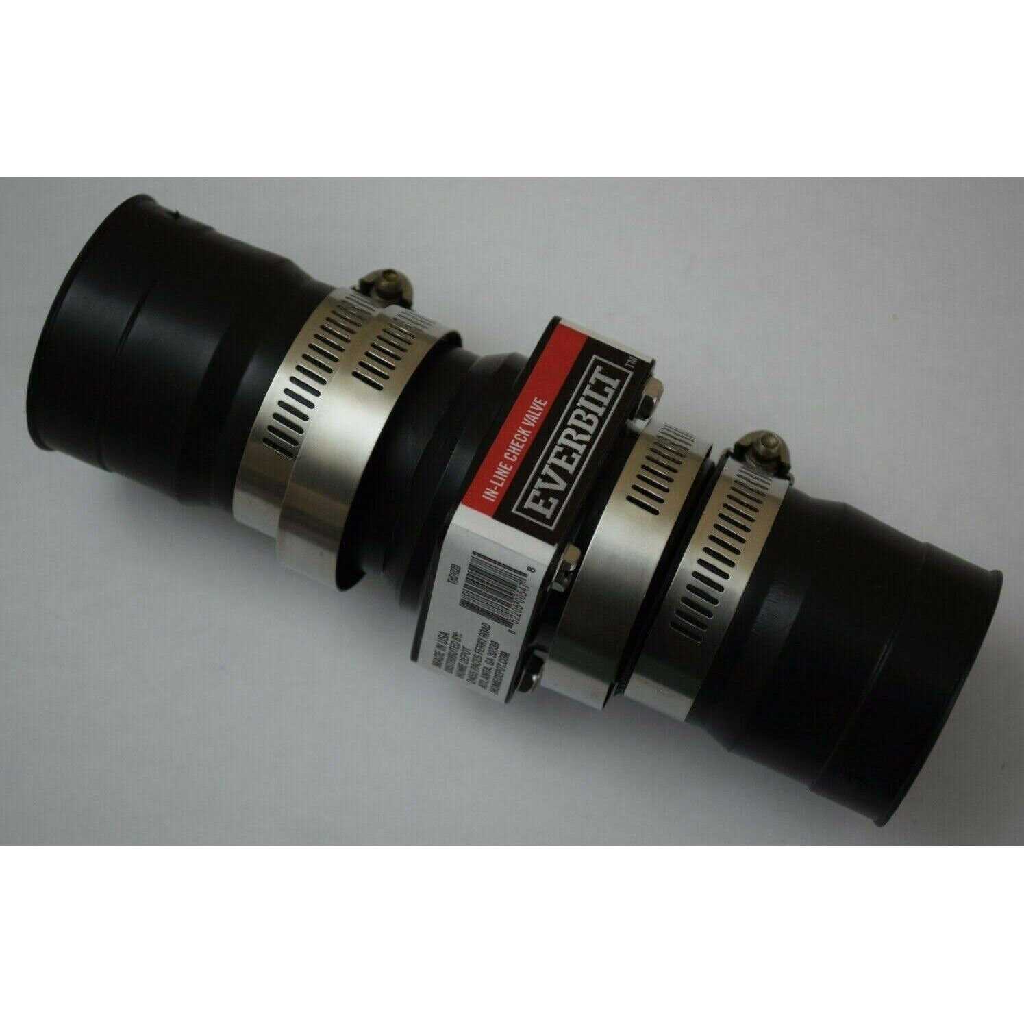 Everbilt 1-1/4 to 1-1/2 in. ABS in-Line Sump Pump Check Valve - Image 3