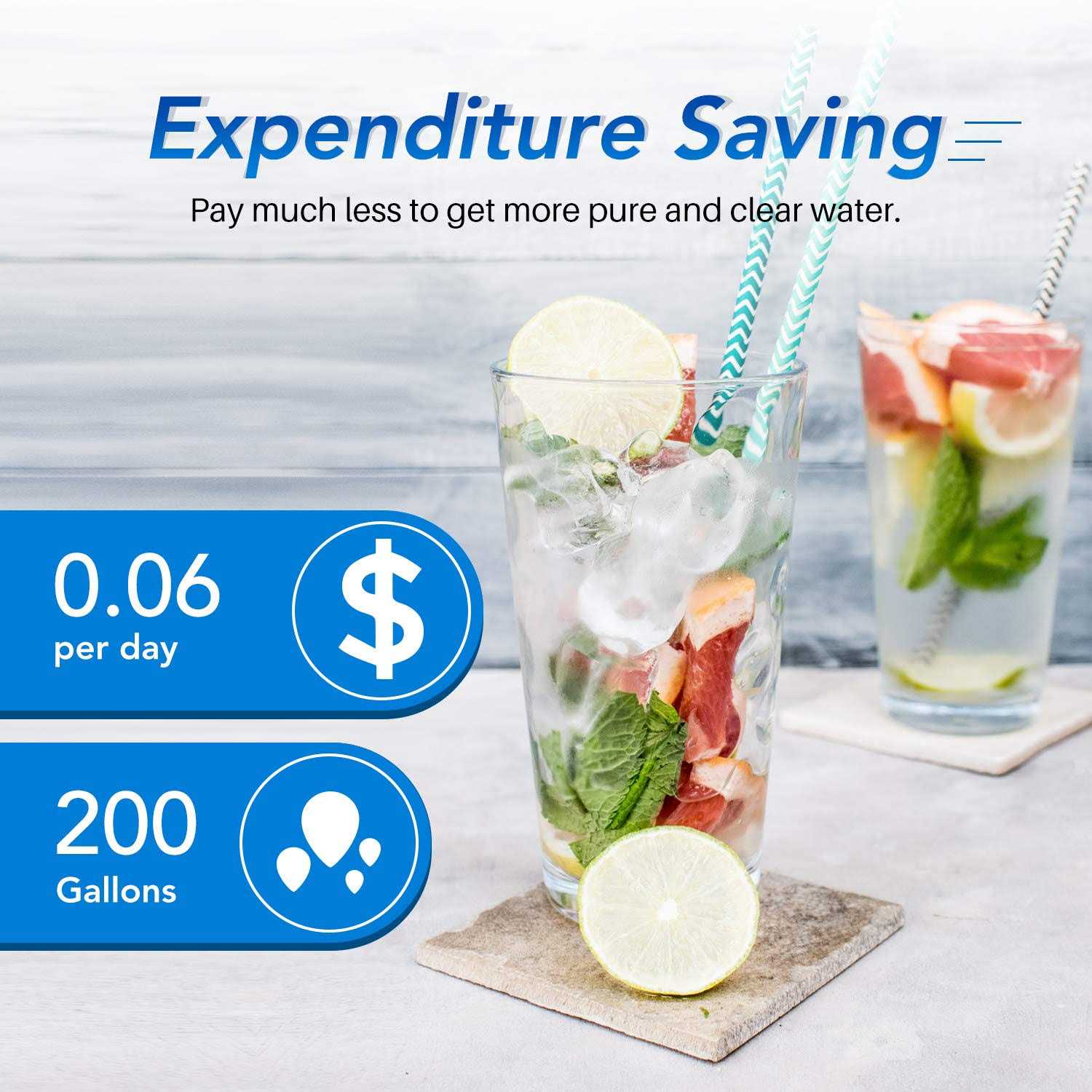 ICEPURE ADQ36006101 9690 Water Filter Replacement for LG LT700P - Image 3