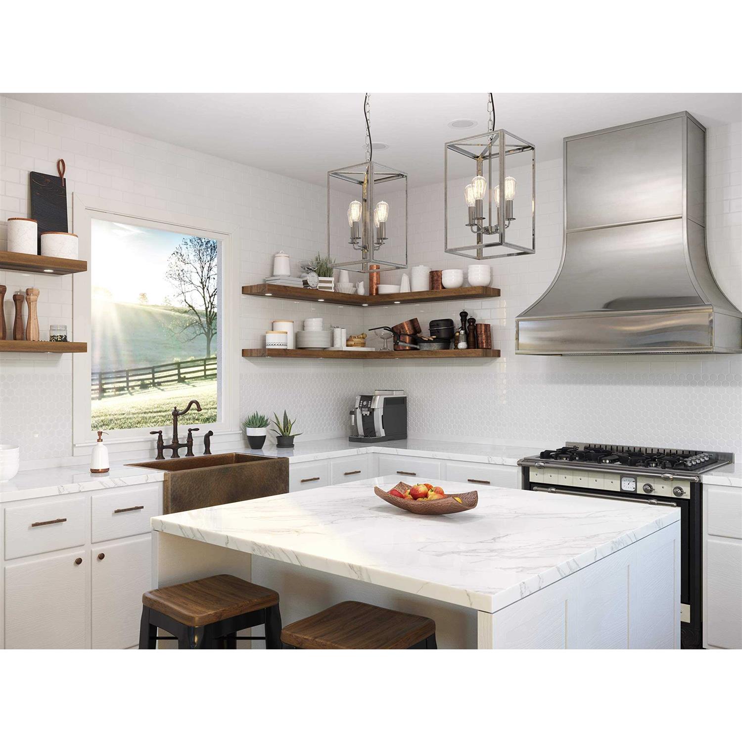 Pfister Courant 2-Handle Bridge Kitchen Faucet with Side Spray - Image 3