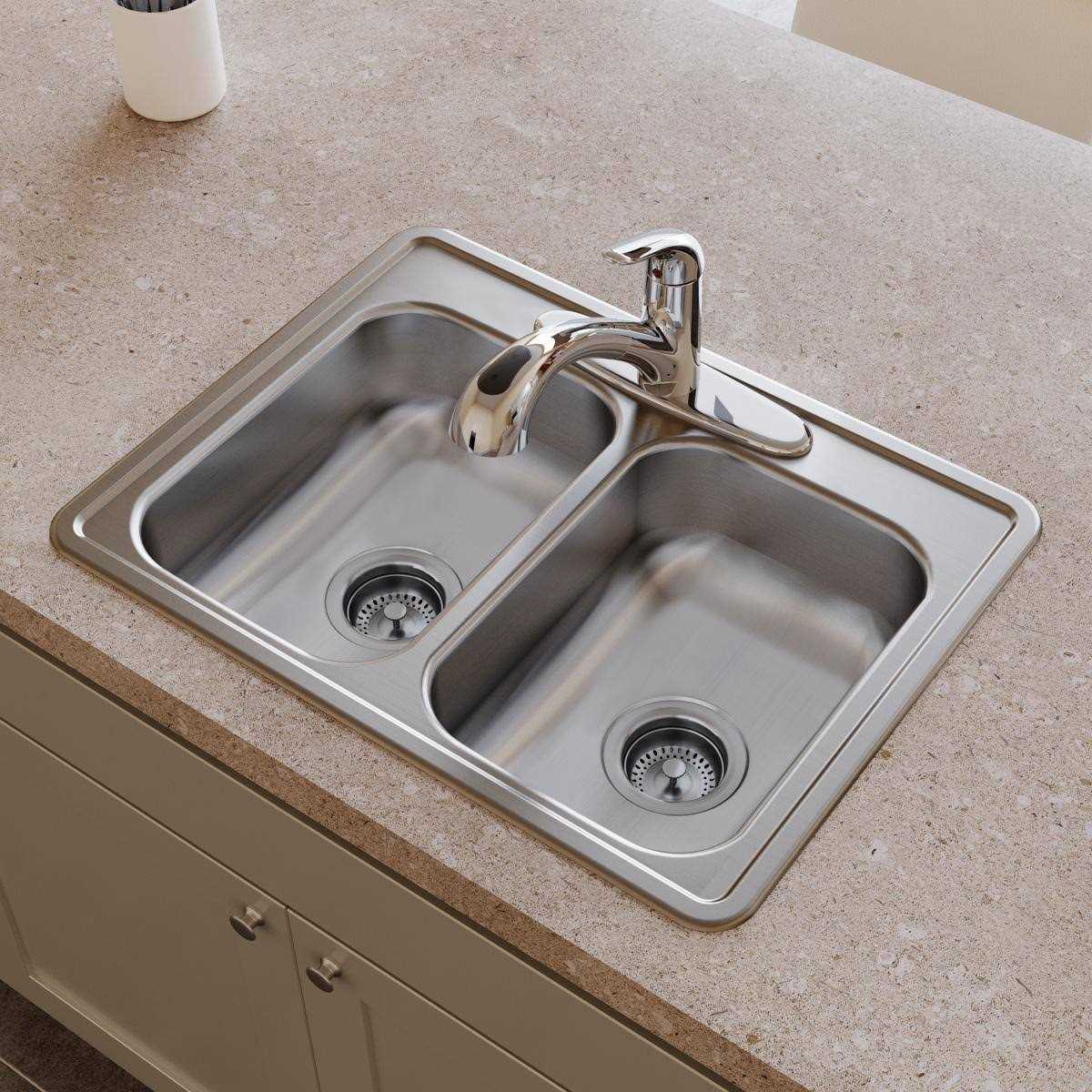 Elkay D225193 Dayton Double Bowl Kitchen Sink - Image 4