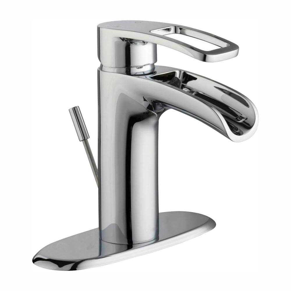 Glacier Bay Kiso Single Hole Single-Handle Low-Arc Bathroom Faucet in Chrome - Image 3