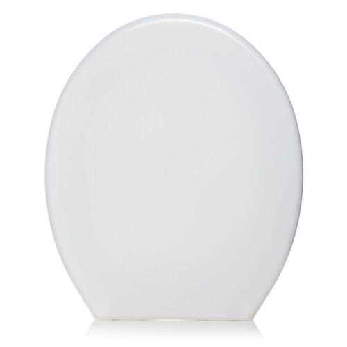 FELiCON Toilet Seat will Slow Close Modern Lid Toilet Covers White D-Shape Easy Clean & Fix Adjustable Hinges Seat Quick Release Loo B07Z7GFVJ3 - Image 4