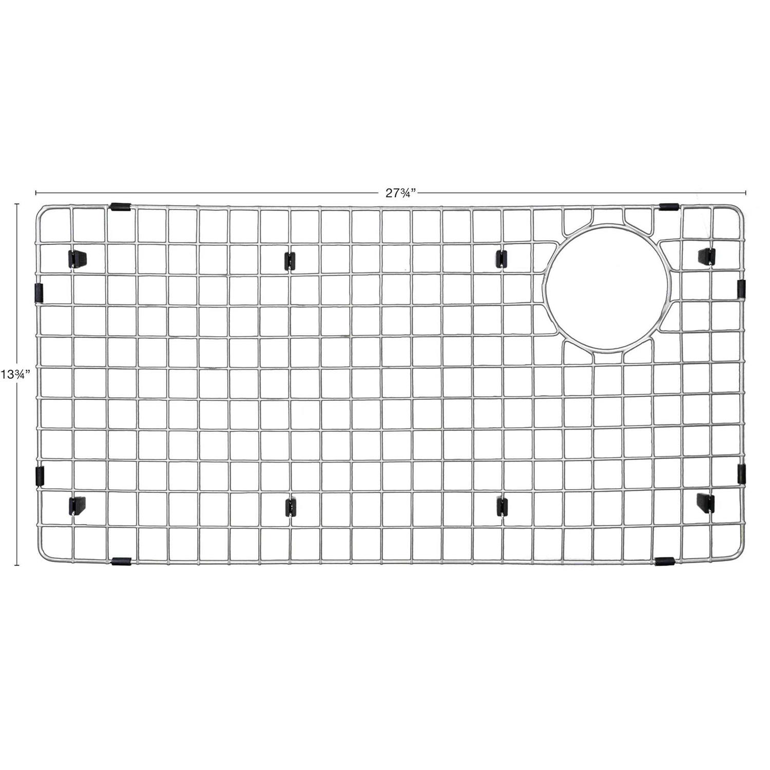 Karran GR-6020 Stainless Steel Bottom Grid 13-3/4 x 27-3/4 Fits on QT-722 and QU-722 - Image 3