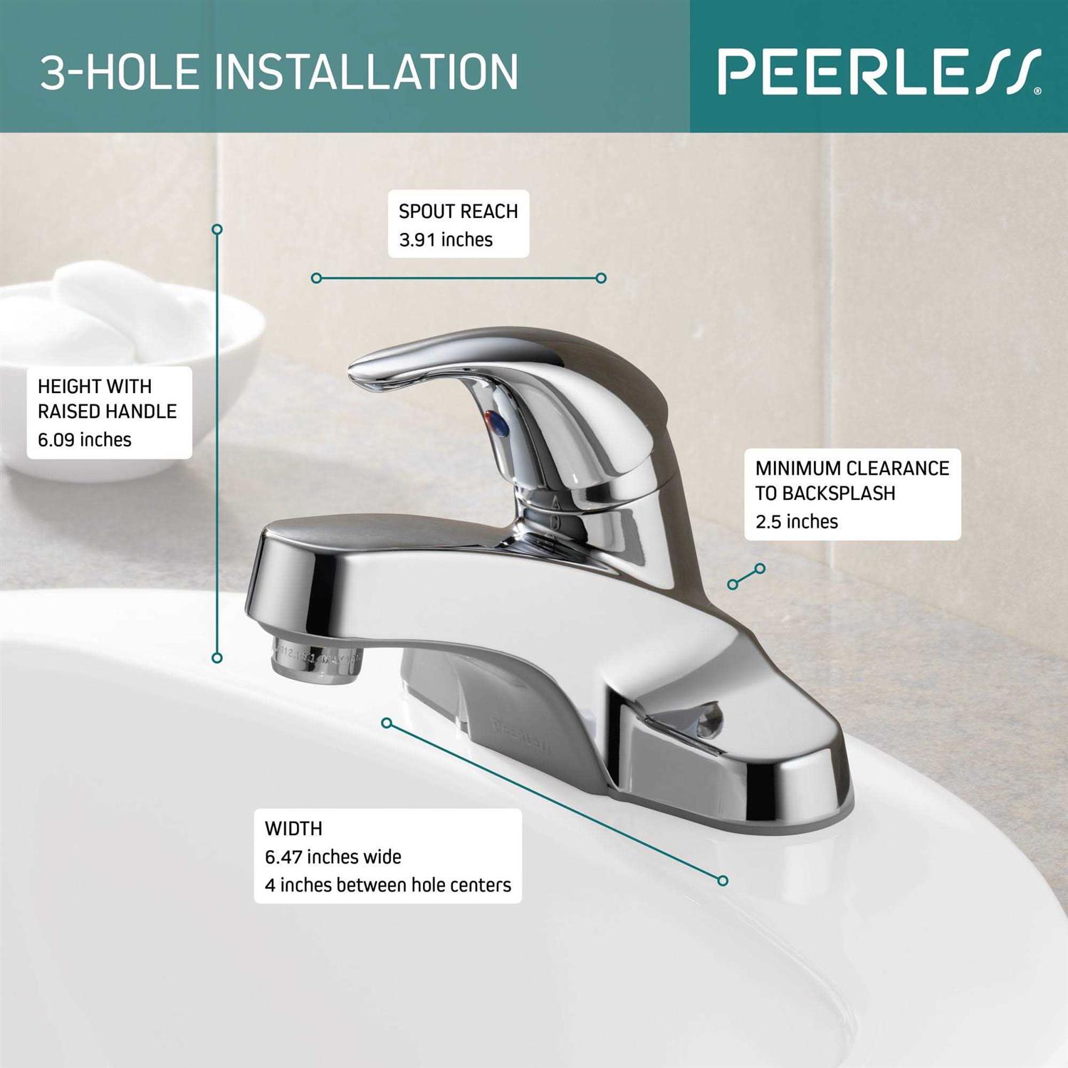 Peerless P131LF Single Handle Bathroom Faucet - Image 4