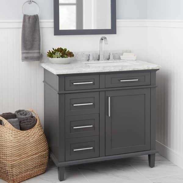 Glacier Bay Farrington 8 in. Widespread 2-Handle High-Arc Bathroom Faucet in Matte Black - Image 3