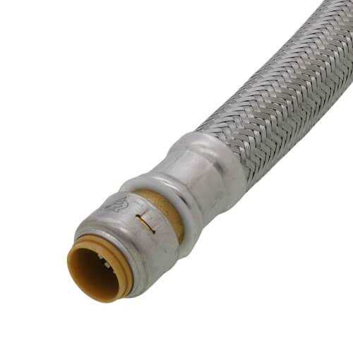 SharkBite 1/2 in. x 3/4 in. FIP x 18 in. L Braided Flexible Water Heater Connector - Image 5