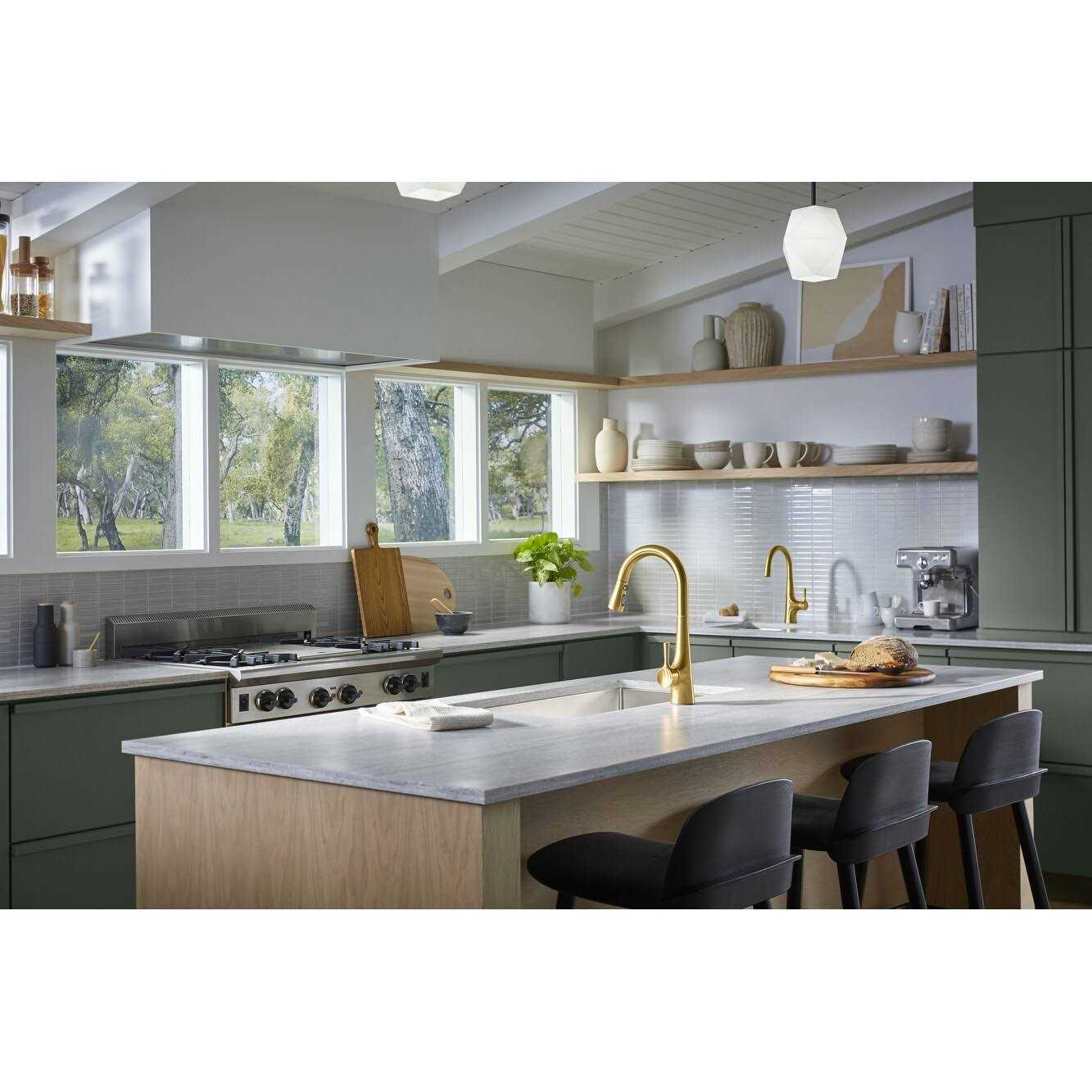 Kohler K-24661 Tempered 1.5 GPM Single Hole Pull Down Kitchen Faucet - Image 4