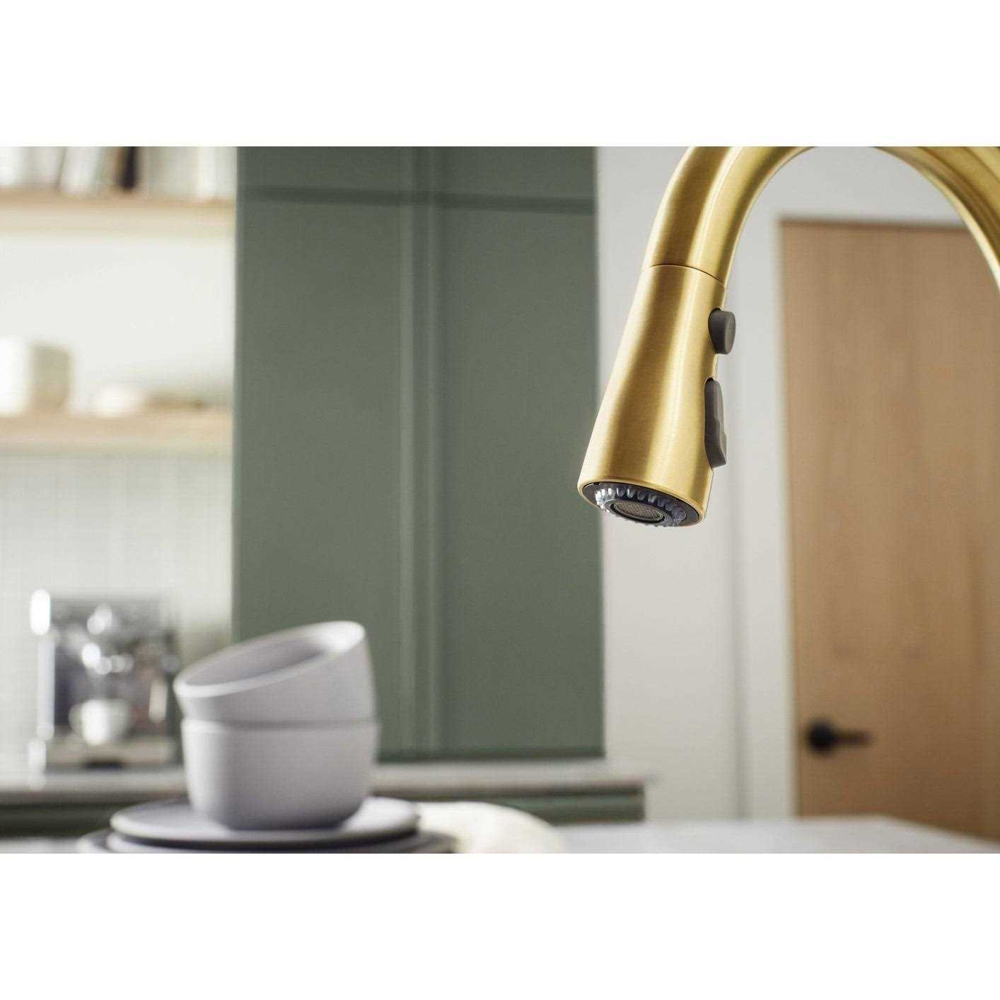 Kohler K-24661 Tempered 1.5 GPM Single Hole Pull Down Kitchen Faucet - Image 5