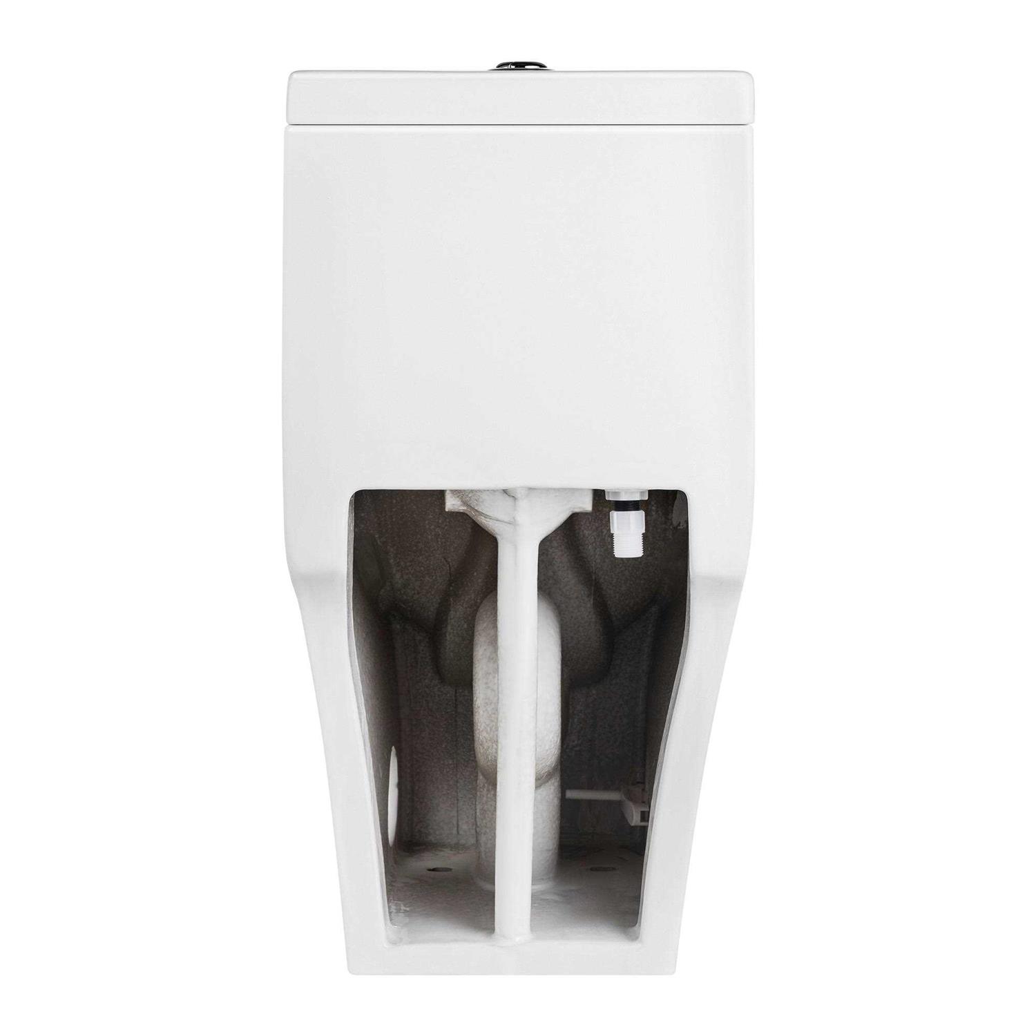 DeerValley Dv-1f026 Ally Dual Flush Elongated One-Piece Standard-Size Toilet - Image 5