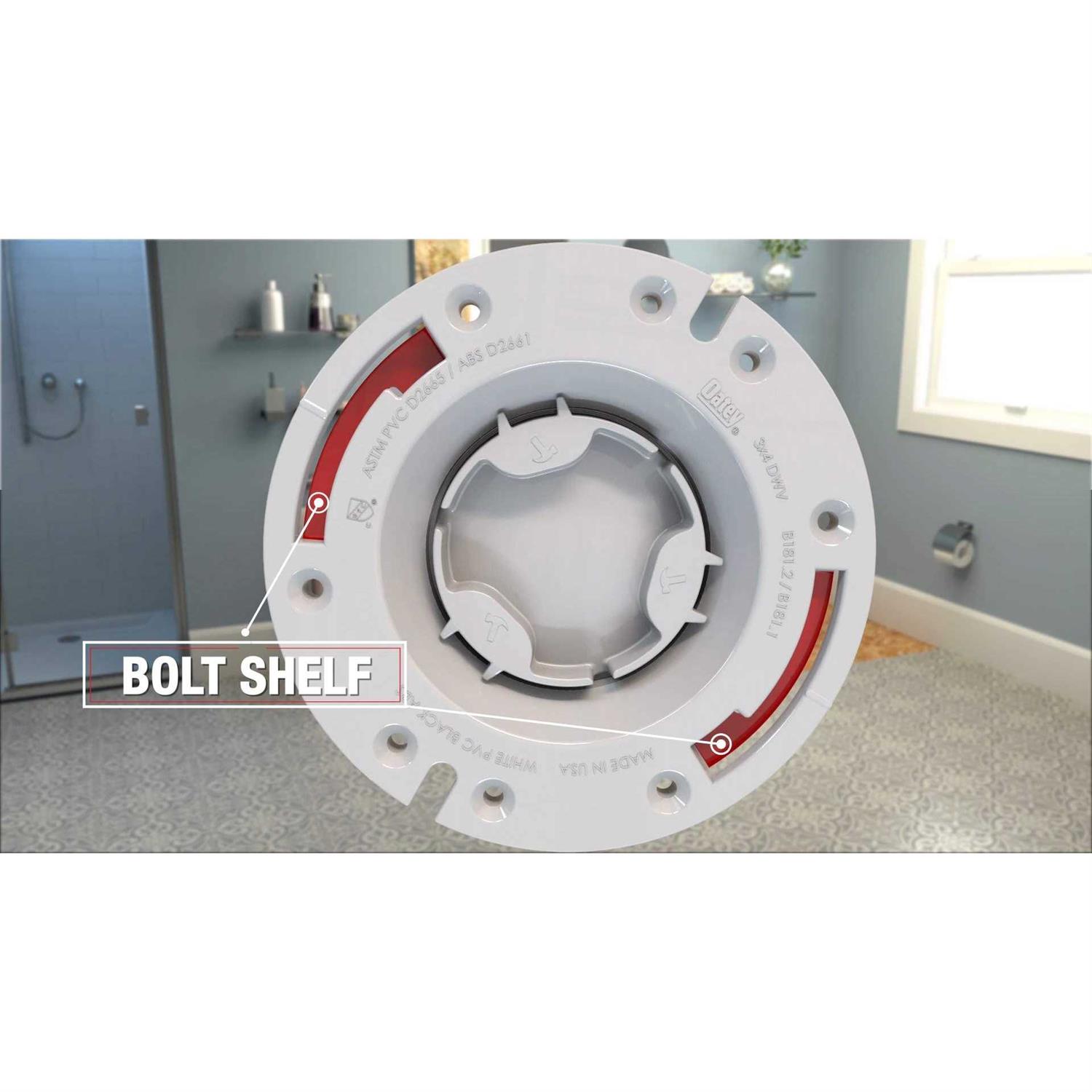 Oatey 3 PVC Closet Flange 43509 - Image 2