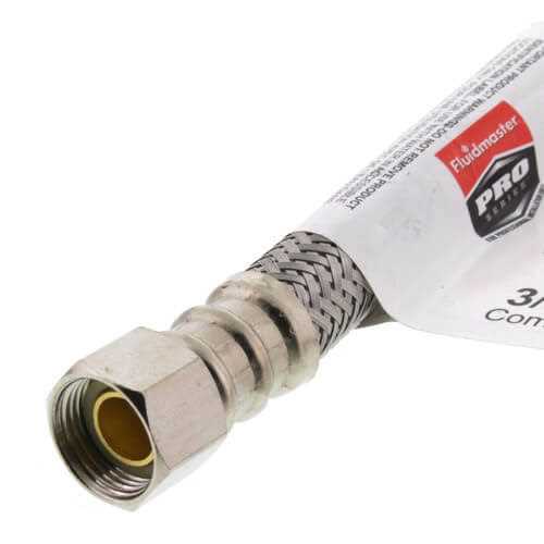 Fluidmaster PRO1T06 6 inch Toilet Connector 3/8 inch Female Compression x 7/8 inch Ballcock - Image 2