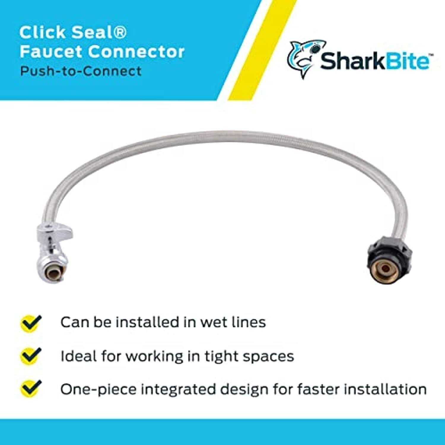 SharkBite Click Seal Faucet Connector 24687 - Image 3