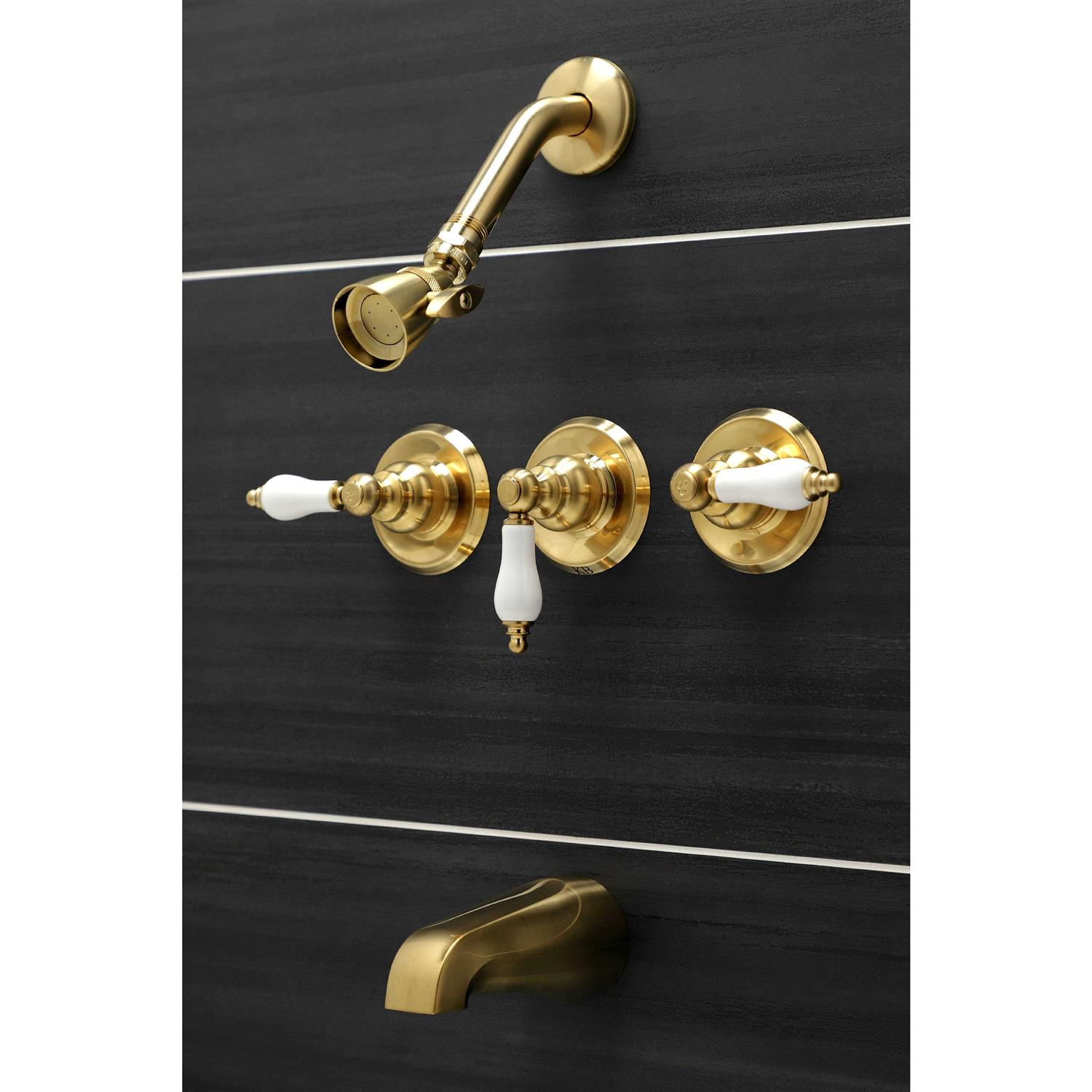 Kingston Brass KB231PL Tub and Shower Faucet - Image 3