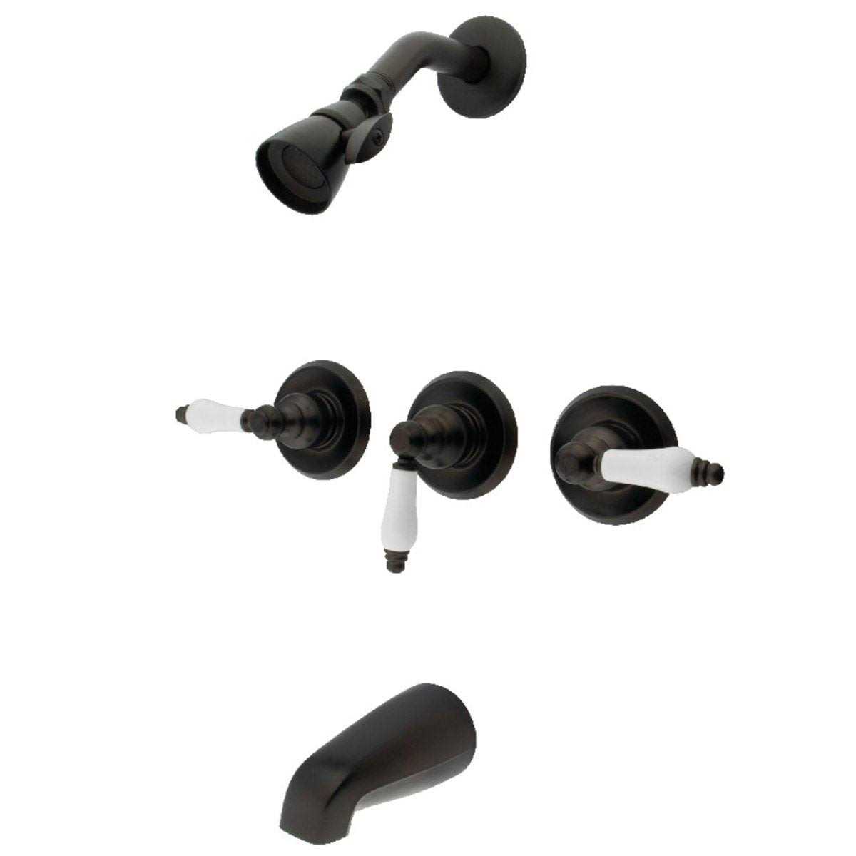 Kingston Brass KB231PL Tub and Shower Faucet - Image 4