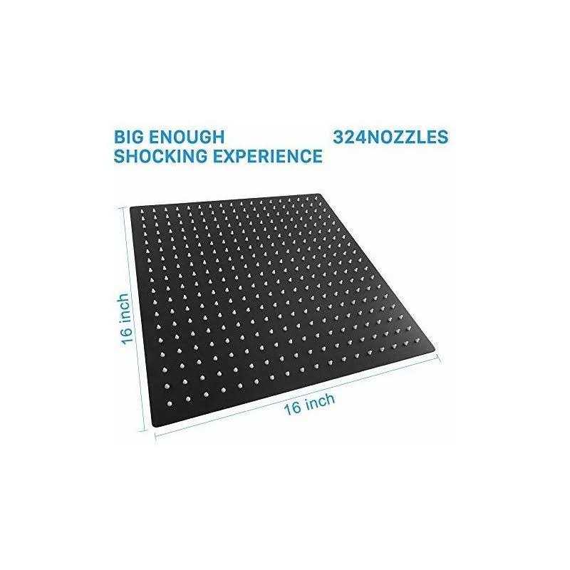 Large Rain Shower Head NearMoon Luxury Square Stainless Steel Rainfall Showerhead - Image 5