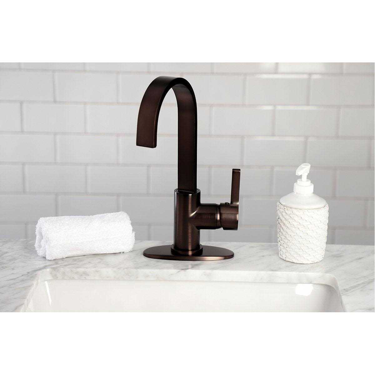 Kingston Brass Continental One-Handle 1-Hole Deck Mounted Bar Faucet - Image 4
