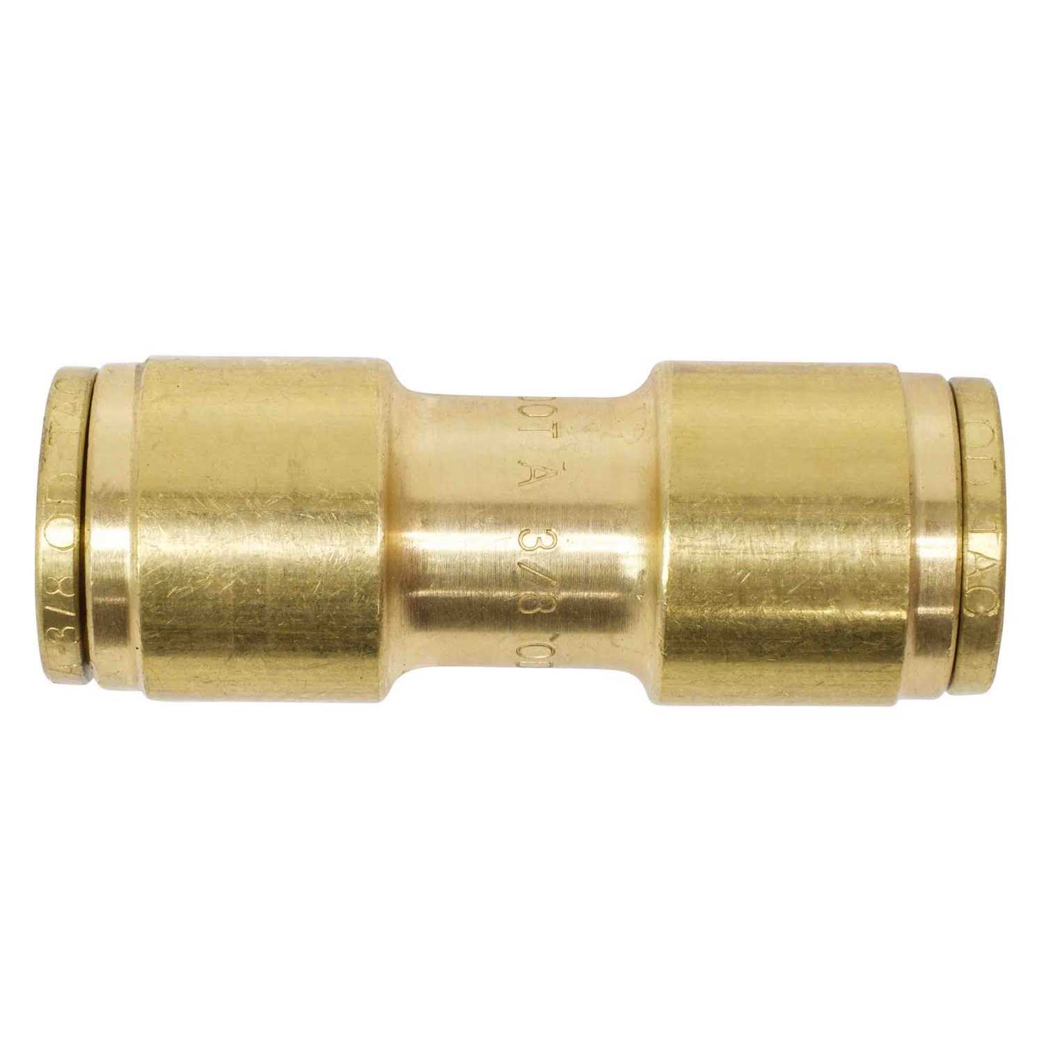 Mytee Products Dot Brass Push to Connect Fitting Straight Union Tube Connector Air Brake Tube Fitting - Image 2