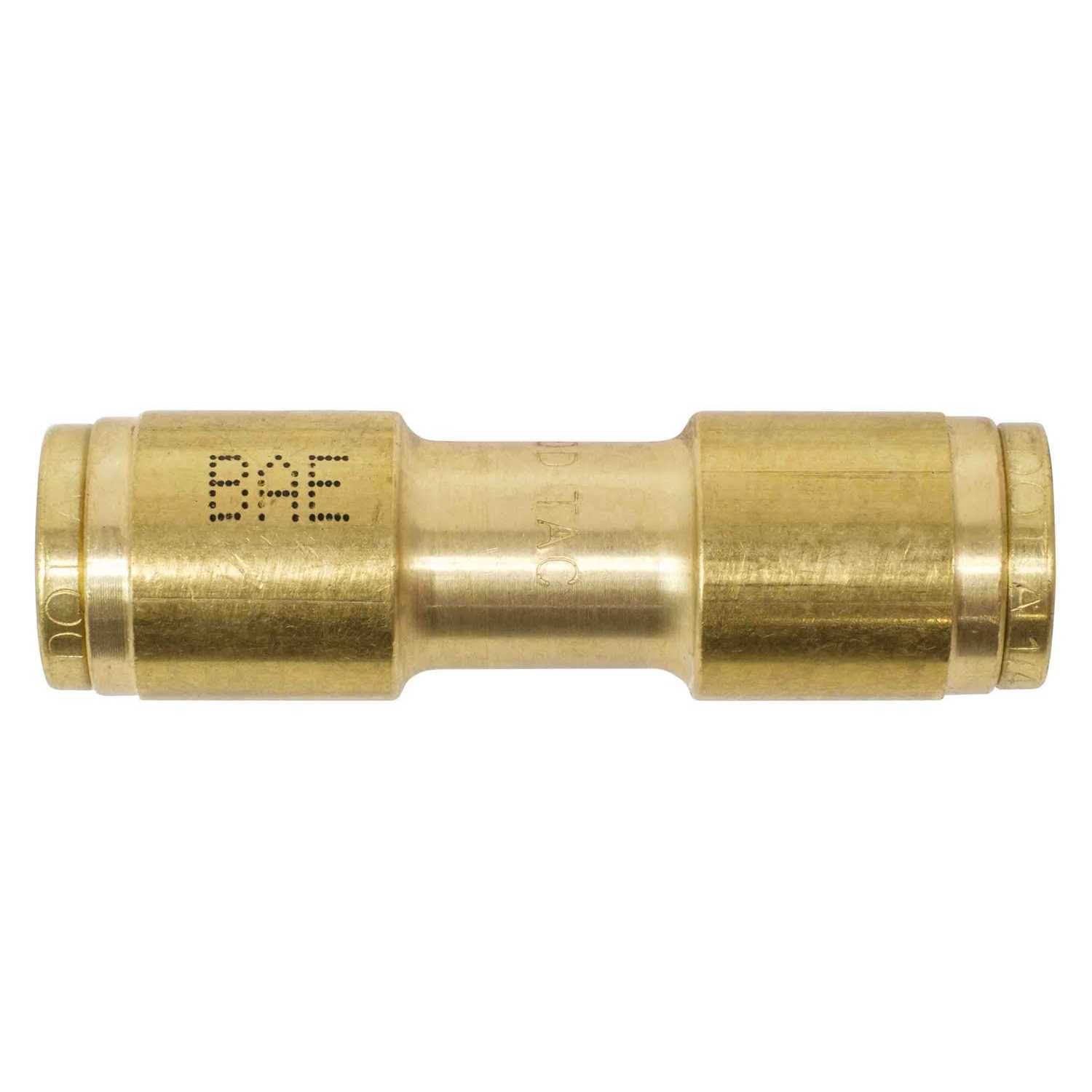 Mytee Products Dot Brass Push to Connect Fitting Straight Union Tube Connector Air Brake Tube Fitting - Image 3