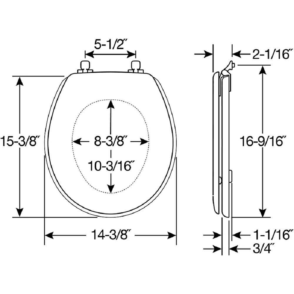 Mayfair Toilet Seat Round - Image 2