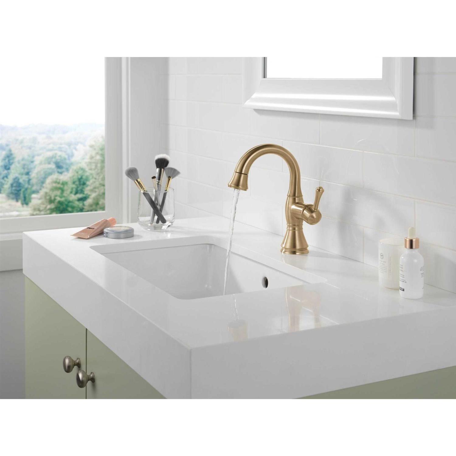 Delta Cassidy Single Handle Pull Down Bathroom Faucet 597-PD-DST - Image 4