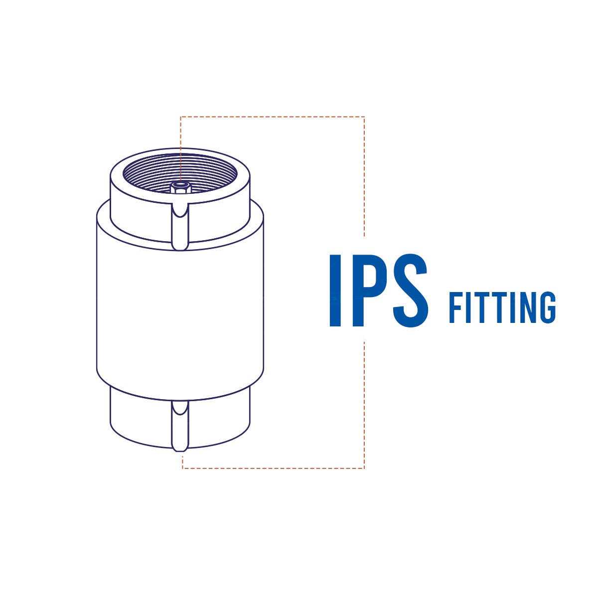 Midline Valve 372U322 Inline Spring Loaded Check Valve - Image 3