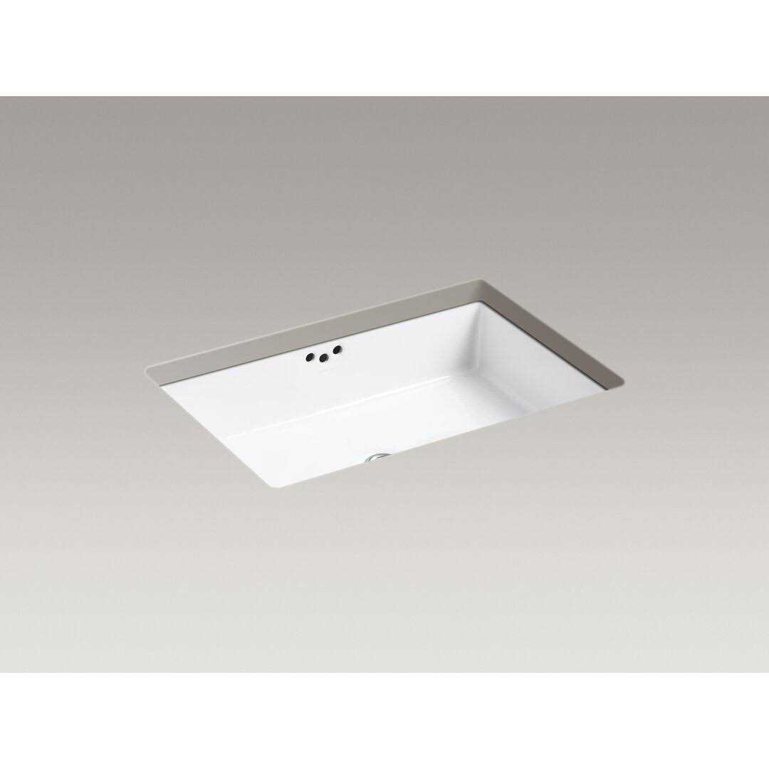 KOHLER Kathryn 24 Rectangular Undermount Bathroom Sink - Image 4