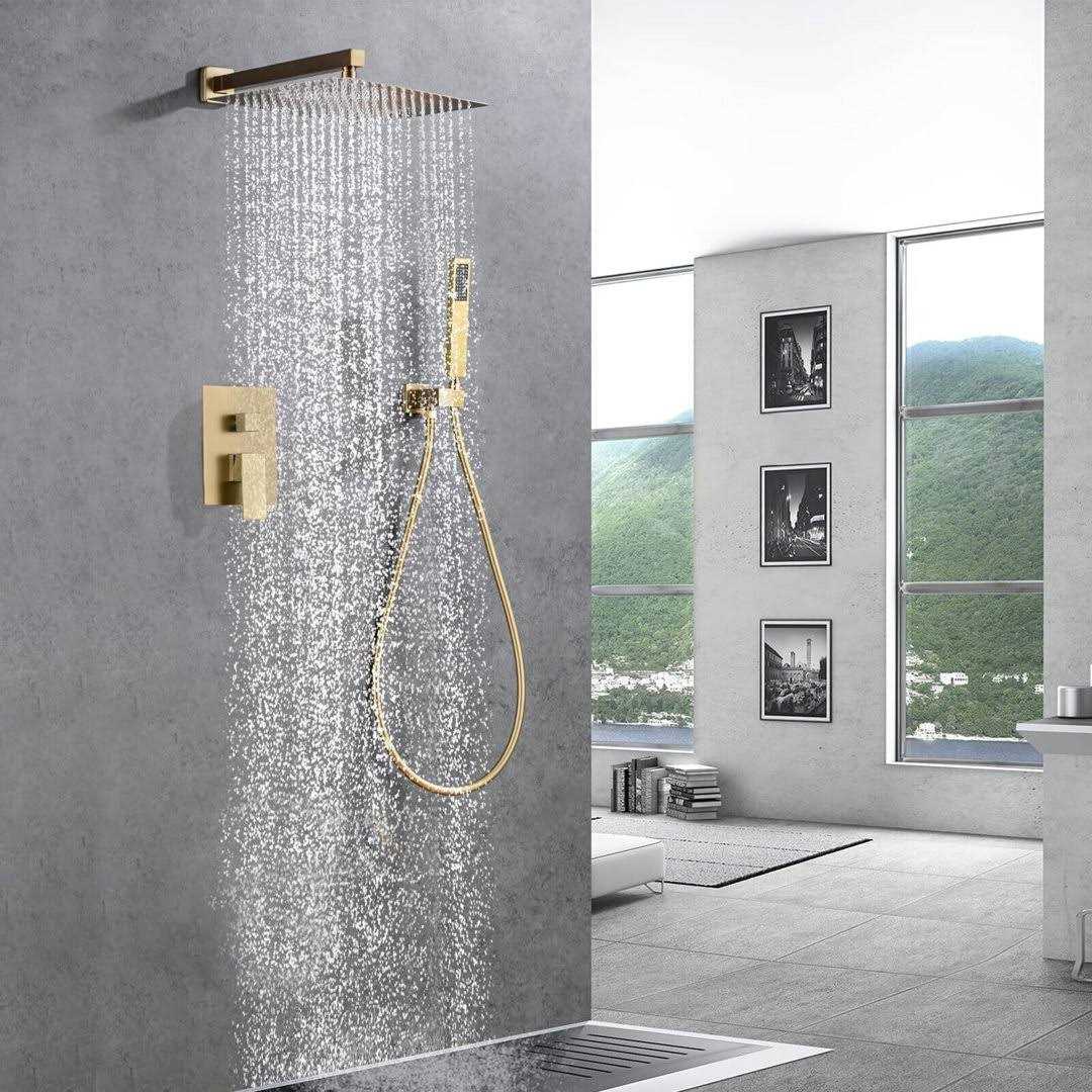 Senlesen S6B2K-LJ16BS Complete Shower System with Rough-in Valve - Image 3