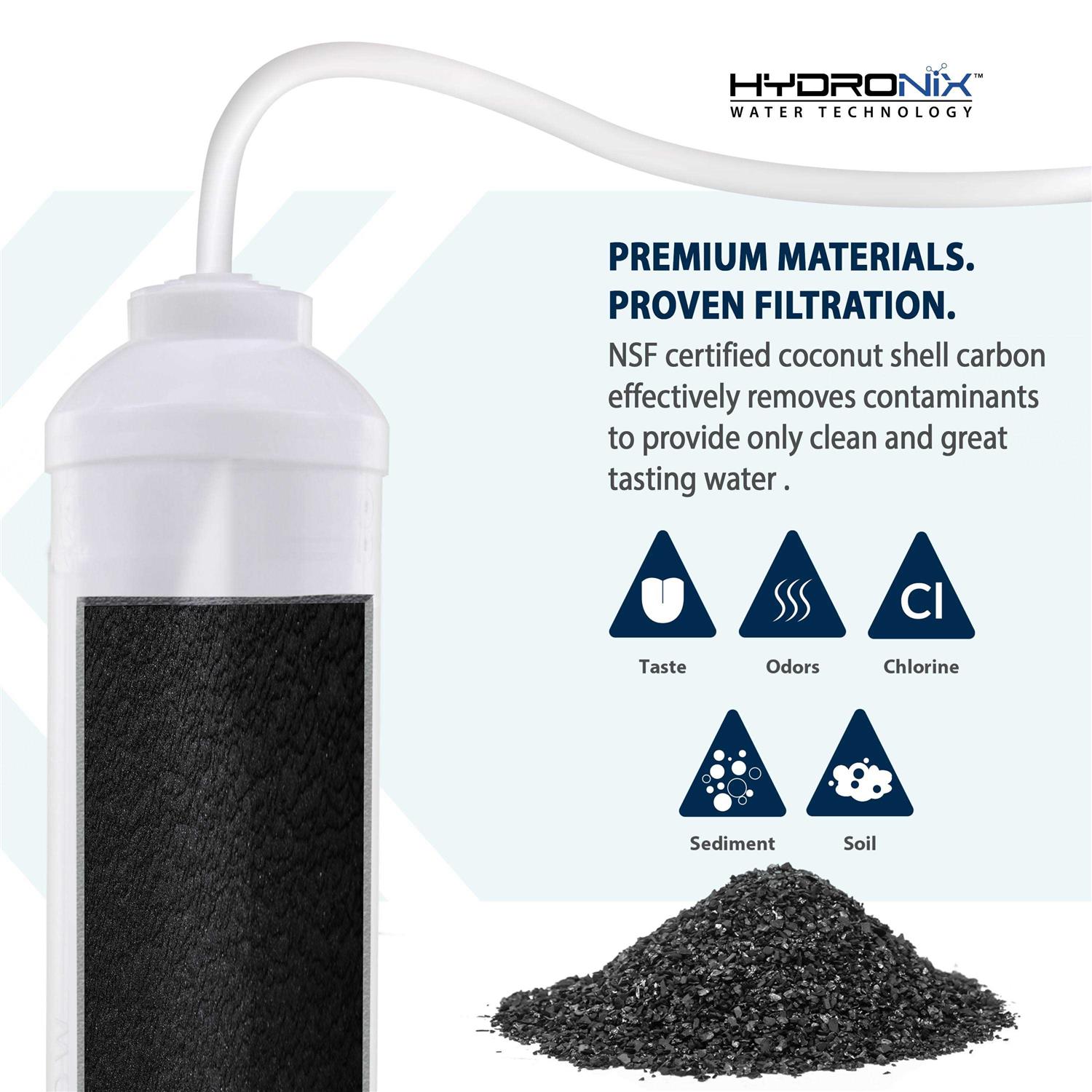 Hydronix ICF-10 Inline Coconut Carbon Water Filter - Image 4