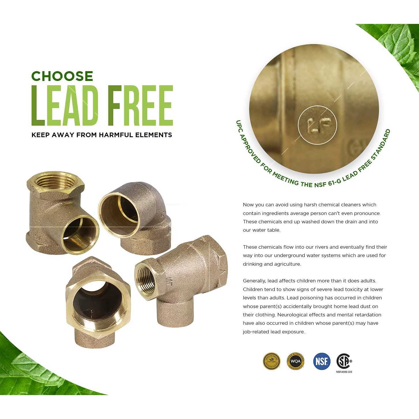 Everflow Supplies CFCT3418 Cast Brass Baseboard Tee Fitting with Solder Cup to Female Thread Connection and Solder Cup Branch - Image 4