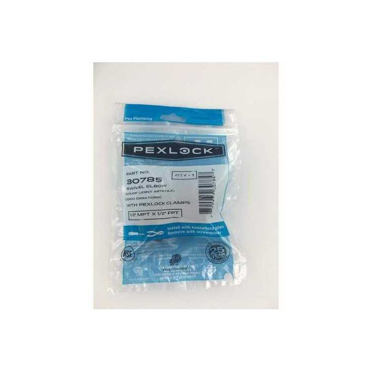 Flair-It Pexlock 30785 Pipe Elbow 1/2 in MPT x FPT - Image 3