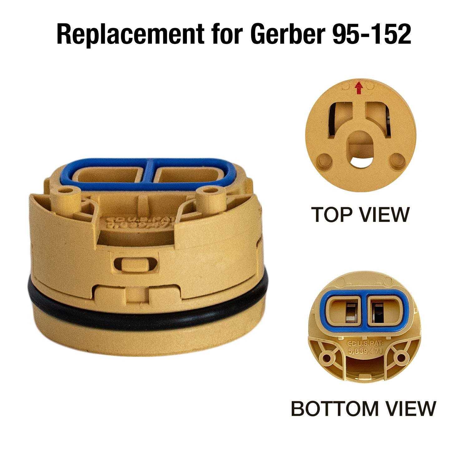 Flowrite Replacement 95-152/95-154 Gerber SafeTemp 2 Single Handle Shower Cartridge Assembly for GS-105 - Image 4
