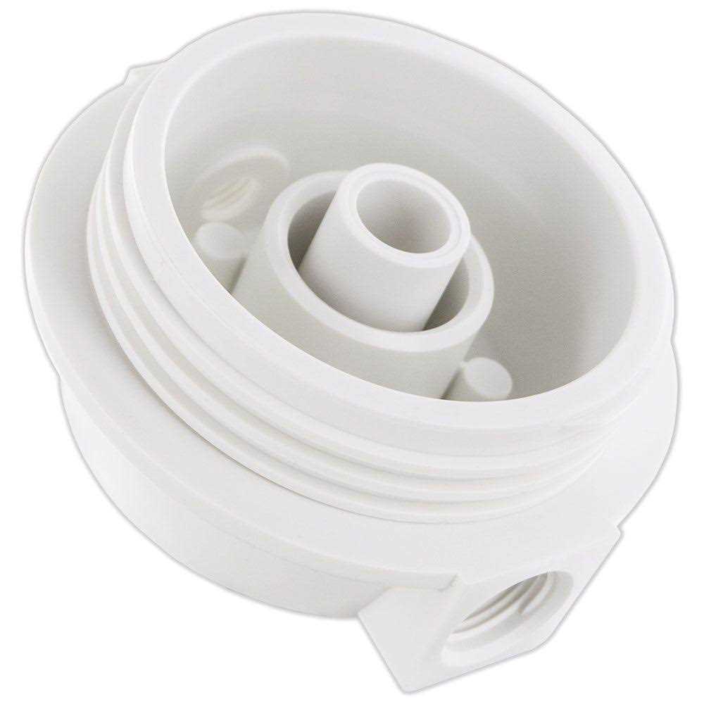 Hydronix HF2-10CLWH12 10 Clear Housing With White Flat Cap - Image 2