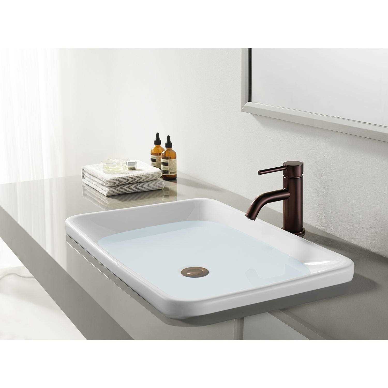 Fauceture Concord Single-Handle Bathroom Faucet with Push Pop-Up - Image 3