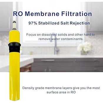 FILSADAE hydrotech compatible reverse osmosis replacement filter set with membrane 33001068-25 gpd - Image 5