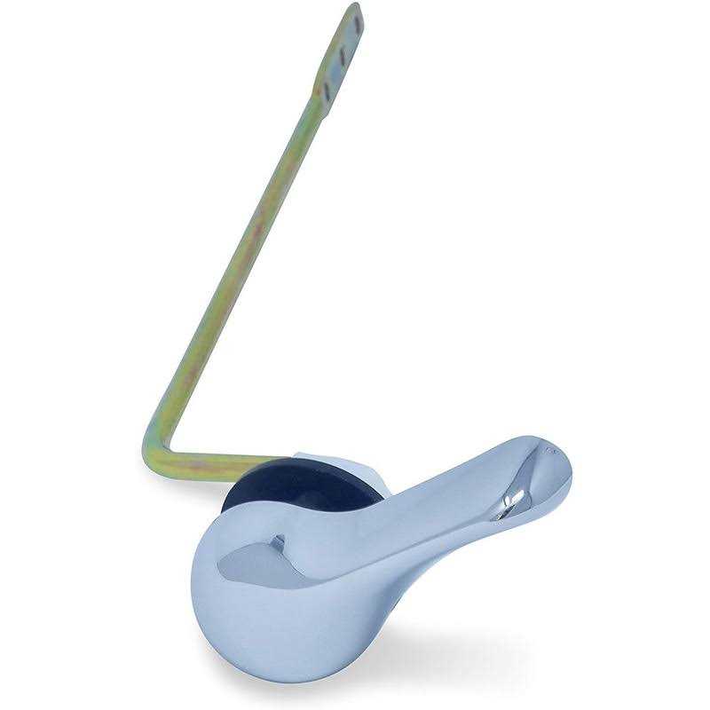 Qualihome Universal Side Mount Toilet Handle Tank Flush Lever Replacement Handle Chrome Finish Toilet Handle - Image 4
