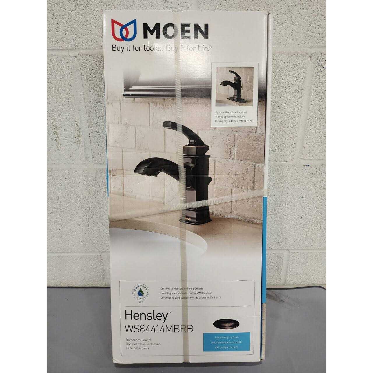 Moen Hensley Single Handle Single Hole Bathroom Faucet - Image 3
