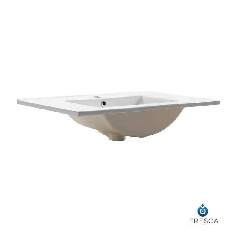 Fresca Torino 30 White Integrated Sink/Countertop - Image 4