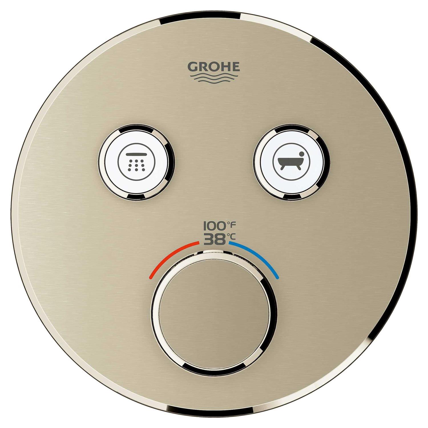 Grohe Grohtherm SmartControl Dual Function Thermostatic Valve Trim 29137000 - Image 3