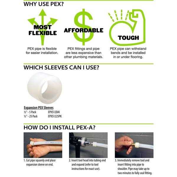 Apollo 1/2 in. x 100 ft. White PEX-A Expansion Pipe - Image 3