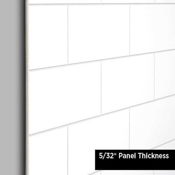 Glacier Bay 78 in. 4-Piece Glue-Up Adhesive Alcove Shower Wall Kit - Image 3